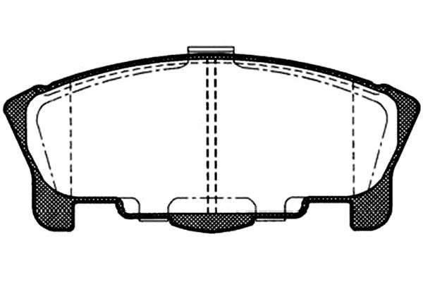 KAVO PARTS Jarrupala, levyjarru BP-1508